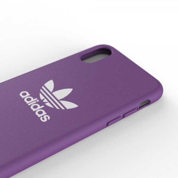 Adidas iPhone X/Xs -kuori TAI muotoiltu kangaskotelo SS19 Active Purple