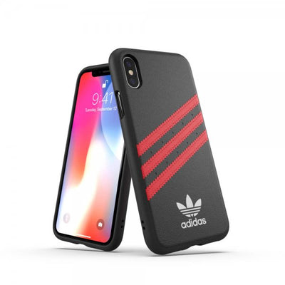 Adidas iPhone X/Xs Kuori OR Moulded Case FW18 Musta Punainen