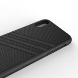 Adidas iPhone X/Xs -kuori OR 3 Stripes Snap Case PU SS19, musta