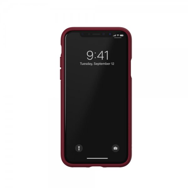 Adidas iPhone X/Xs kuori OR Moulded Case SS19 SUEDE Burgundy