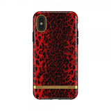 Richmond & Finch iPhone X/Xs Suojakuori Red Leopard