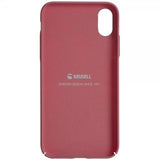 Krusell iPhone X/Xs -kuoret Sandby Cover Rust