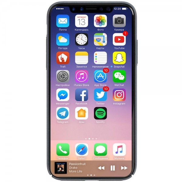 Krusell iPhone X/Xs -suojakuori Sandby Cover Stone