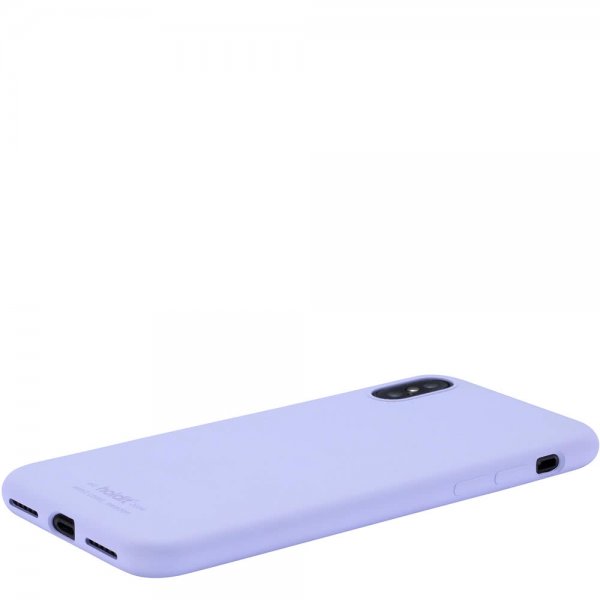 holdit iPhone X/Xs Silikonikuori Laventeli