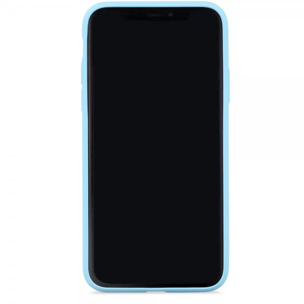 holdit iPhone X/Xs Silikonikuori Vaaleansininen