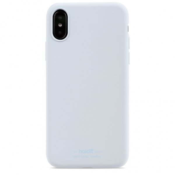 holdit iPhone X/Xs Silikonikuori Mineral Blue