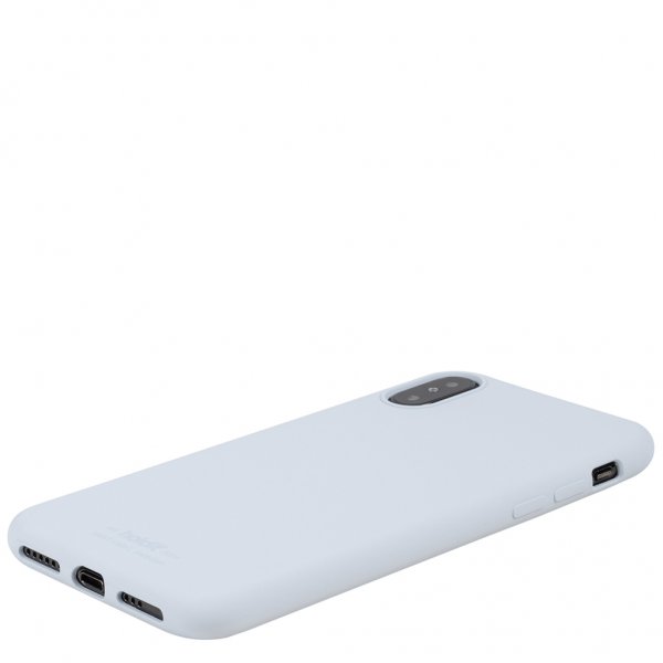 holdit iPhone X/Xs Silikonikuori Mineral Blue