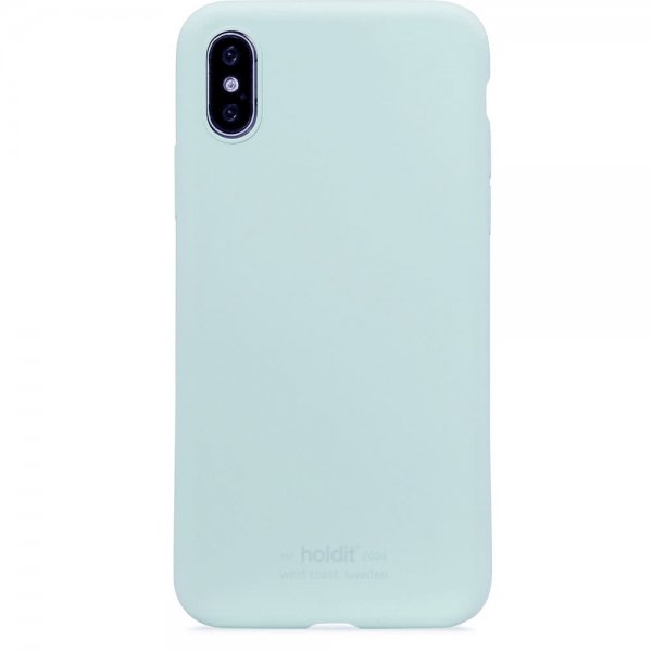 holdit iPhone X/Xs Silikonikuori Minttu