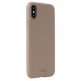 holdit iPhone X/Xs Silikonikuori Mocha Brown