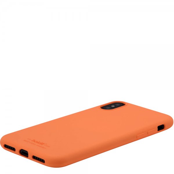 holdit iPhone X/Xs Silikonikuori Oranssi