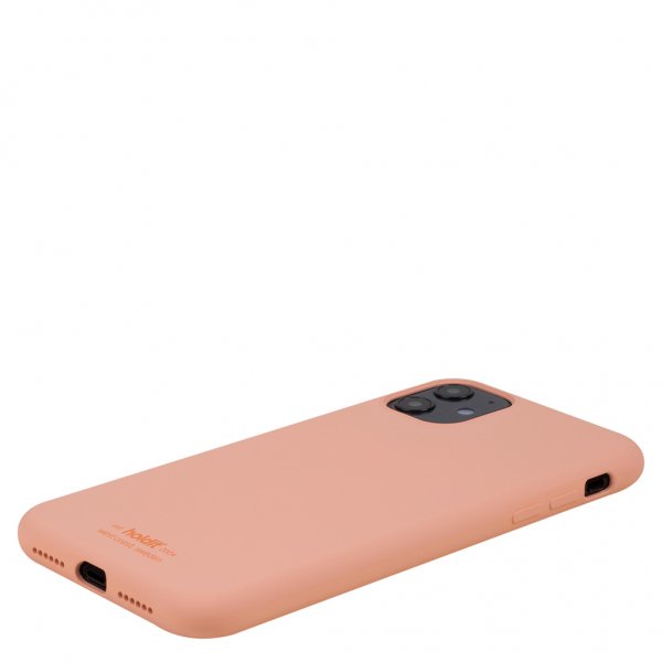 holdit iPhone 11 Silikonikotelo Pink Peach