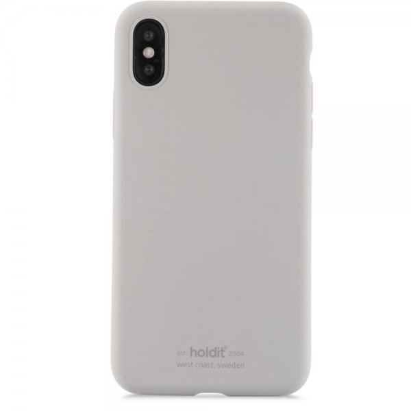 holdit iPhone X/Xs -silikonikuori, taupe