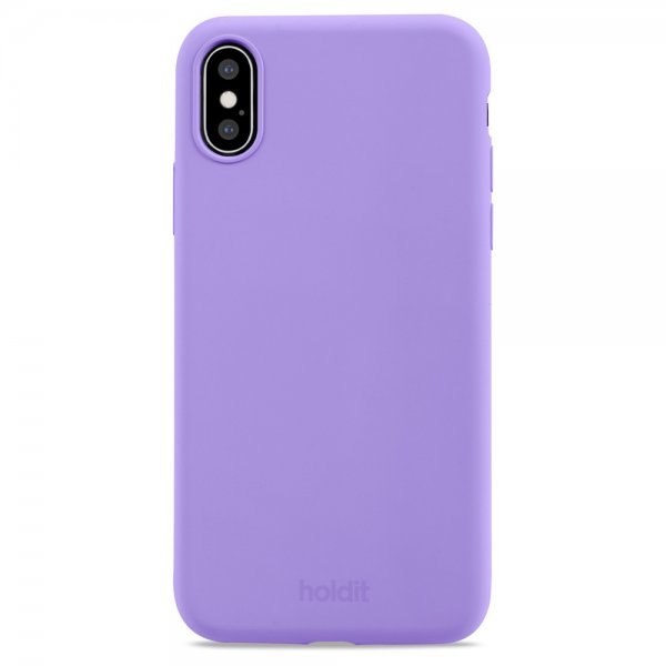 holdit iPhone X/Xs Silikonikuori Violetti