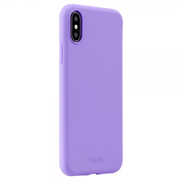 holdit iPhone X/Xs Silikonikuori Violetti