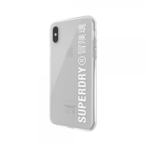 Superdry iPhone X/Xs Snap Case -suojakuori, kirkas