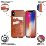 KAVAJ iPhone X/Xs -suojakotelo Tokyo, ruskea