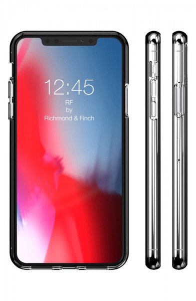 Richmond & Finch iPhone X/Xs Kuori Läpinäkyvä