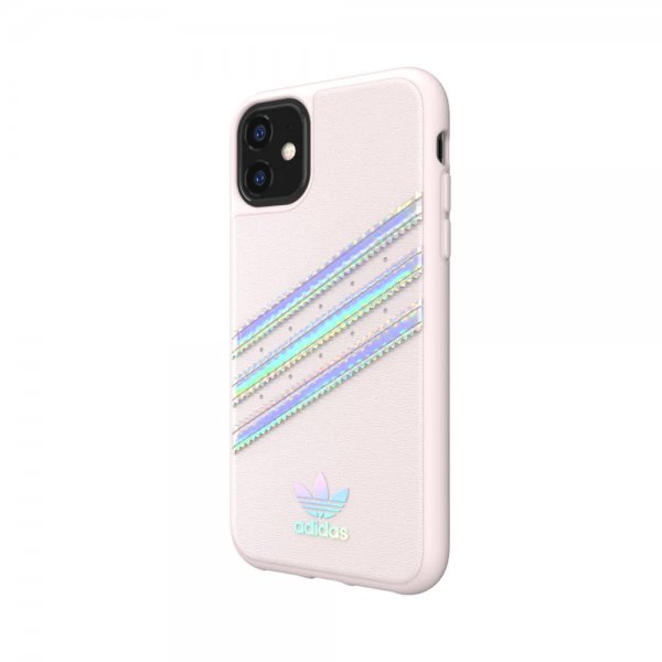 Adidas iPhone 11 -suojakuori tai Moulded Case FW19 Orchid Tint Holographic