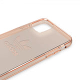 Adidas iPhone 11 -suojakuori TAI läpinäkyvä suojakuori FW19 Rose Gold