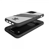 Adidas iPhone 11 Pro Kuori OR 3 Stripes Snap Case PU FW19 Valkoinen Musta