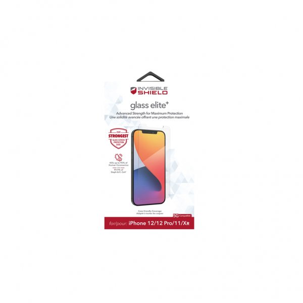 ZAGG InvisibleShield iPhone Xr/11/iPhone 12/12 Pro näytönsuoja Glass Elite