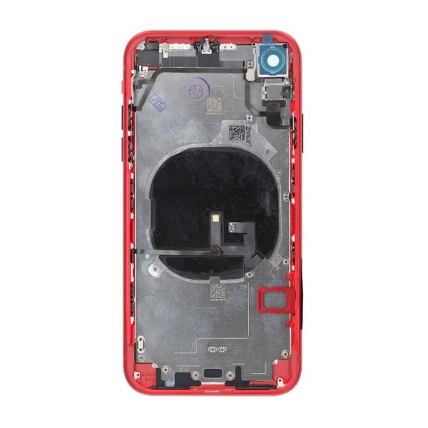 iPhone XR Takaosa kehyksellä Premium - Punainen
