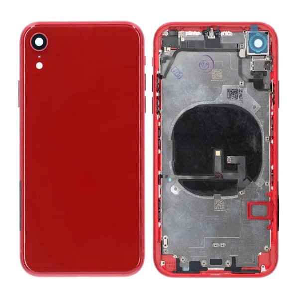 iPhone XR Takaosa kehyksellä Premium - Punainen