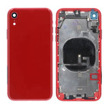 iPhone XR Takaosa kehyksellä Premium - Punainen