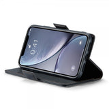 CaseMe iPhone Xr Kotelo 023 Series Musta