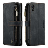 CaseMe iPhone Xr Kotelo C30 Series Musta