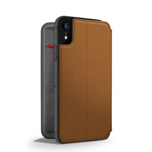 Twelve South iPhone Xr -kotelo SurfacePad, konjakki