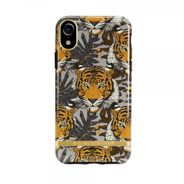 Richmond & Finch iPhone Xr -suojakuori Tropical Tiger