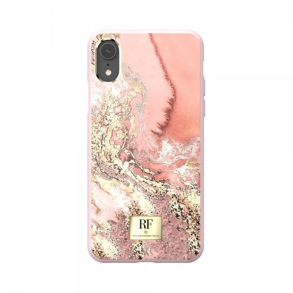 Richmond & Finch iPhone Xr Kuori Pink Marble Gold