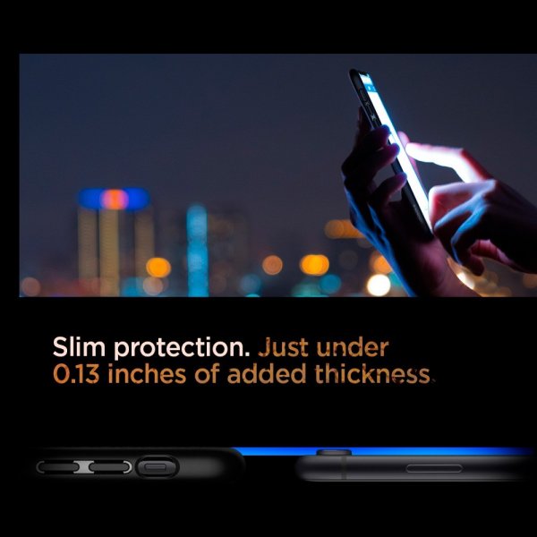 Spigen iPhone Xr Kuori Liquid Air Mattamusta