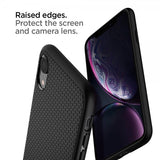 Spigen iPhone Xr Kuori Liquid Air Mattamusta