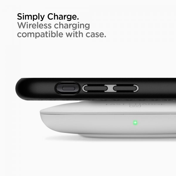 Spigen iPhone Xr Kuori Liquid Air Mattamusta