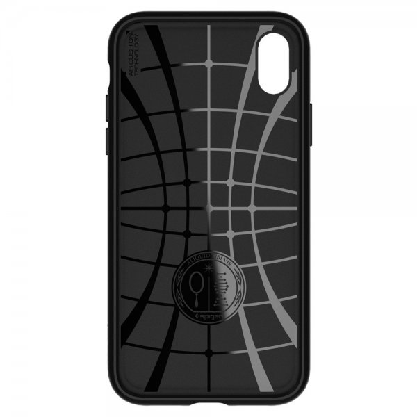 Spigen iPhone Xr Kuori Liquid Air Mattamusta