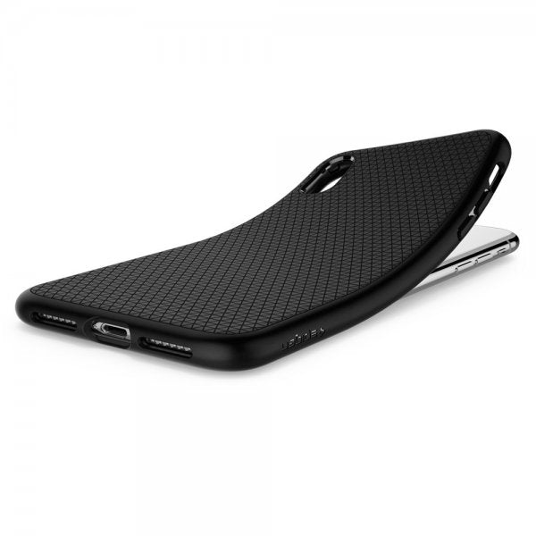 Spigen iPhone Xr Kuori Liquid Air Mattamusta