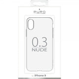 Puro iPhone Xr Kuori Nude Läpinäkyvä
