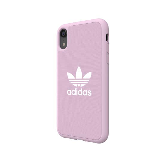 Adidas iPhone Xr Kuoret OR Moulded Case Canvas FW18 Clear Pink