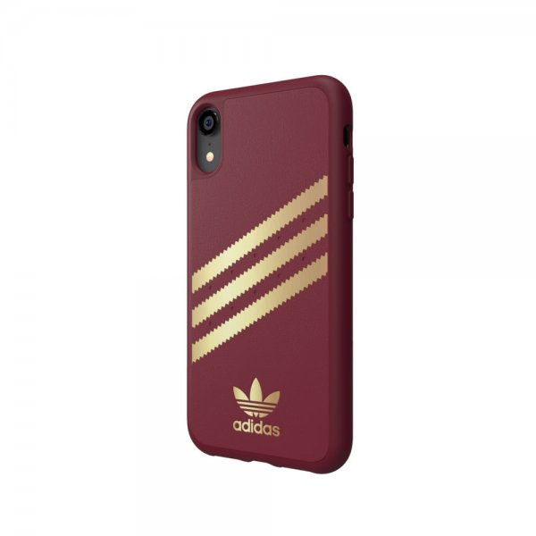 Adidas iPhone Xr Kuoret OR Moulded Case FW18 MOKKA Viininpunainen Kulta
