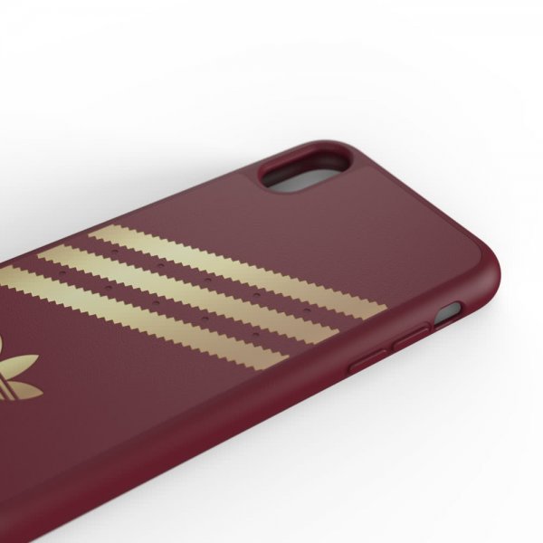 Adidas iPhone Xr Kuoret OR Moulded Case FW18 MOKKA Viininpunainen Kulta