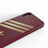 Adidas iPhone Xr Kuoret OR Moulded Case FW18 MOKKA Viininpunainen Kulta