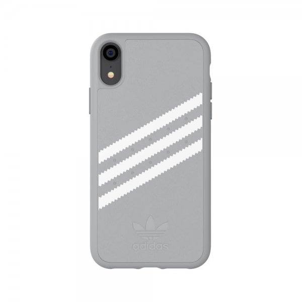 Adidas iPhone Xr Kuoret OR Moulded Case FW18 SUEDE Harmaa Valkoinen
