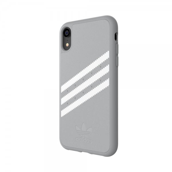 Adidas iPhone Xr Kuoret OR Moulded Case FW18 SUEDE Harmaa Valkoinen