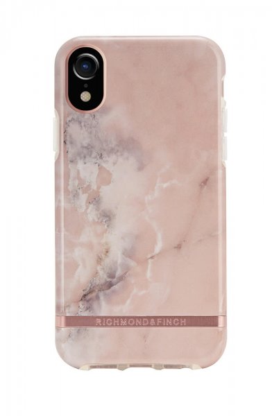 Richmond & Finch iPhone Xr -kuori, Pink Marble