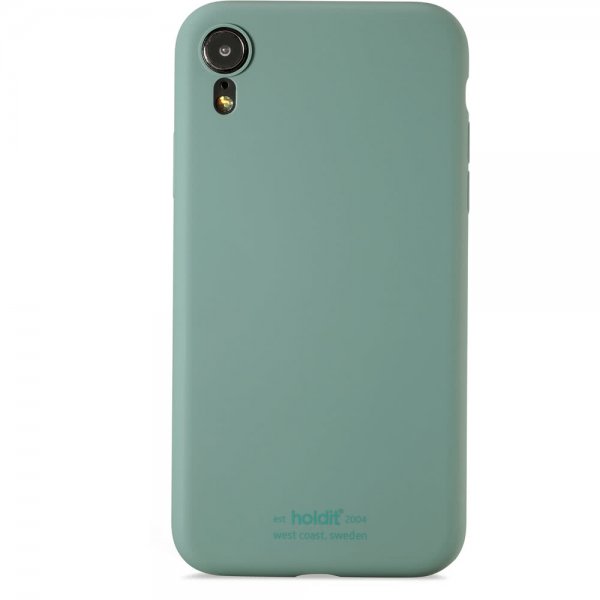 holdit iPhone Xr Silikonikuori Moss Green