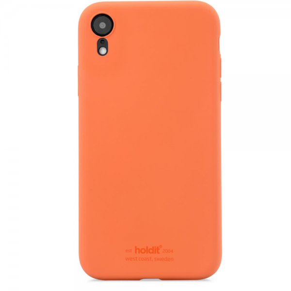 holdit iPhone Xr Silikonikuori Oranssi