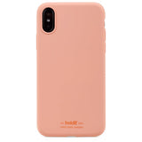 holdit iPhone X/Xs Silikonikuori Pink Peach