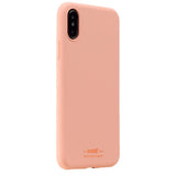 holdit iPhone X/Xs Silikonikuori Pink Peach